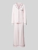 Guess Pyjama mit Label-Stitching Modell 'CARLYN' Rosa