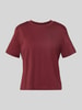 s.Oliver RED LABEL Regular fit T-shirt van puur katoen Bordeaux