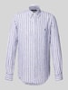 Polo Ralph Lauren Custom Fit Leinenhemd mit Button-Down-Kragen Marine