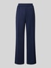 Only Loose Fit Trackpants mit Kontraststreifen Modell 'WARM UP X' Marine