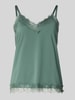 FREE/QUENT Top met kant, model 'BICCO' Groen