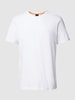 BOSS Orange T-Shirt mit Label-Print Modell 'Tales' Weiss