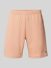 Lacoste Regular Fit Sweatshorts mit elastischem Bund Rostrot