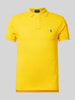 Polo Ralph Lauren Poloshirt mit Label-Stitching Gelb