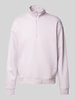 MCNEAL Sweatshirt mit Troyer-Kragen Lila