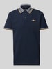 Tom Tailor Regular Fit Poloshirt mit Kontraststreifen Marine