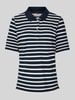 Tommy Hilfiger Regular fit poloshirt met logostitching, model '1985' Marineblauw