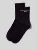 BOSS Socken mit Label-Stitching Modell 'Iconic' im 2er-Pack Black