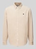 Carhartt Work In Progress Regular Fit Freizeithemd mit Button-Down-Kragen Modell 'MADISON' Beige