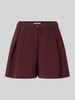 Lacoste Sport Relaxed Fit Shorts aus Baumwoll-Mix ' Bordeaux