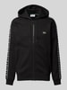 Lacoste Sweatjacke mit Kapuze Black