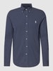 Polo Ralph Lauren Freizeithemd mit Allover-Muster Marineblau