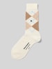 Burlington Socken aus Schurwoll-Mix Modell 'Marylebone' Offwhite