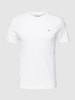 CK Calvin Klein T-Shirt mit Label-Detail Weiss