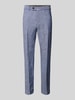 Hiltl Regular Fit Chino mit Paspeltaschen Modell 'PARMA I' Bleu Melange