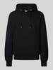 Mazine Hoodie mit Label-Stitching Modell 'Burwood' Black