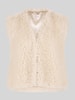 ROBE LÉGÈRE Regular Fit Weste mit Hakenverschluss Offwhite