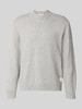 JACK & JONES Regular Fit Strickpullover mit Rundhalsausschnitt Hellgrau