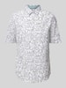 Tom Tailor Regular Fit Freizeithemd aus Leinen-Baumwoll-Mix Offwhite