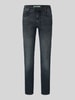 MAC straight fit jeans van katoenmix model 'ARNE' Donkerblauw