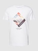 Jack & Jones T-Shirt mit Rundhalsausschnitt Modell 'TRESOR' Weiß