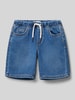 Mango Regular Fit Jeansshorts im 5-Pocket-Design Blau