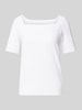 Marc Cain T-Shirt mit Karree-Ausschnitt Weiss