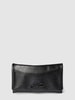 Abro Clutch aus Leder mit Strasssteinbesatz Black