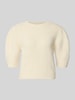 VERO MODA Regular fit pullover met wol model 'NOVAH' Ecru
