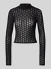 Hugo Blue Regular Fit Longsleeve mit Label-Stitching Modell 'Dasori' Black