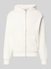 REVIEW Regular Fit Sweatjacke mit Känguru-Tasche Offwhite