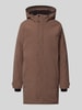 Didriksons Parka mit Kapuze Modell 'HEKTOR' Dunkelbraun