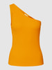 Gestuz Top met one shoulder-band, model 'Drew' Oranje