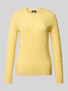 Polo Ralph Lauren Gebreide pullover van een mix van wol en kasjmier, model 'JULIANNA' Geel