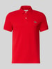 Lacoste Slim Fit Poloshirt aus reiner Baumwolle Rot