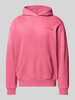 REVIEW Hoodie mit Label-Print Pink