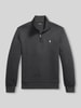 Polo Ralph Lauren Regular Fit Troyer aus Baumwoll-Mix Dunkelgrau