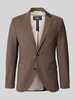 Cinque Slim fit 2-knoops colbert met klepzakken, model 'Monopoli' Middenbruin