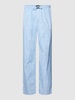 Polo Ralph Lauren Underwear Pyjama-Hose mit Allover-Logo Modell 'WOVEN' Hellblau