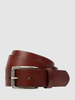 Marc O'Polo Leren riem, model 'Enno' Cognac