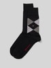 Burlington Socken mit Label-Detail Black