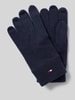 Tommy Hilfiger Handschoenen met logostitching Marineblauw