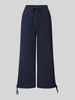 Soyaconcept Tapered fit broek met elastische band, model 'CISSIE' Marineblauw