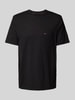 Tommy Hilfiger Regular fit T-shirt van puur katoen Zwart