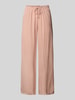 Review Wide Leg Stoffhose mit Tunnelzug Altrosa