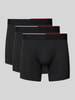 Tommy Hilfiger Boxershorts mit elastischem Label-Bund im 3er-Pack Black