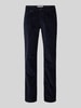 Brax Stoffen broek in 5-pocketmodel, model 'CADIZ' Marineblauw