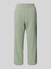 Angels Spodnie materiałowe o kroju regular fit z elastycznym pasem model ‘Linn Jump’ Trzcinowy