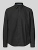 OLYMP Level Five Slim Fit Freizeithemd mit Kentkragen Black