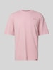 Dickies T-Shirt mit Label-Stitching Modell 'PLENTYWOOD' Rosa